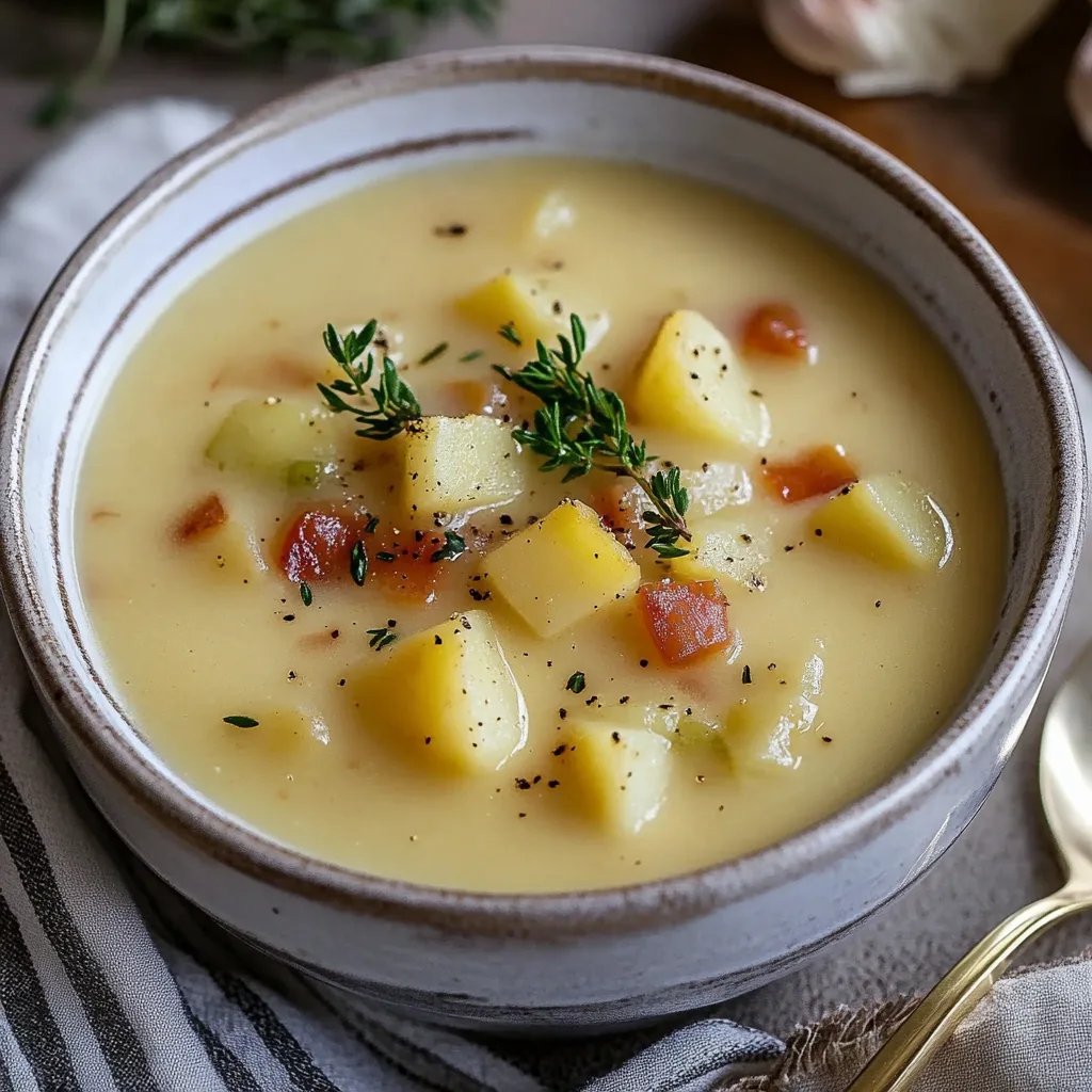 Cozy & Hearty Vegan German Potato Soup