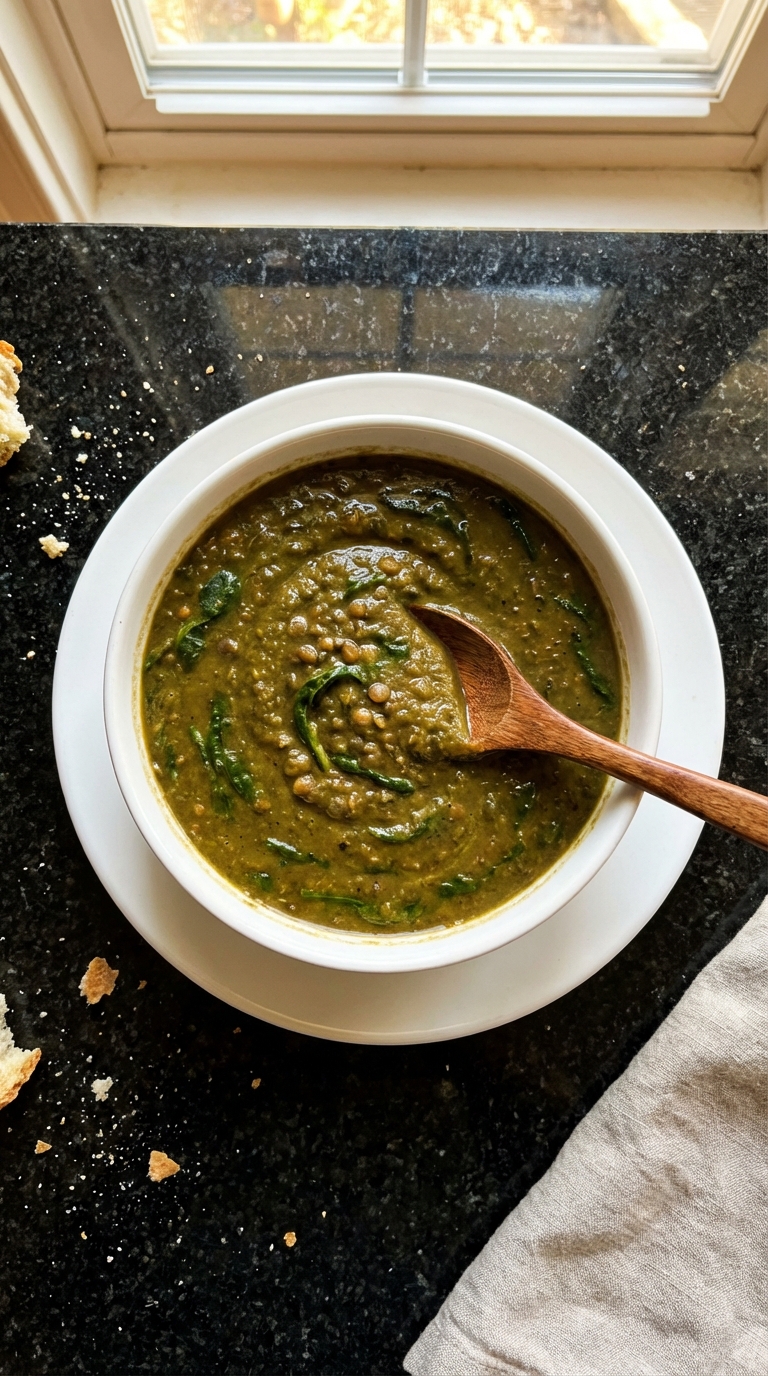 Lentil and Spinach Soup