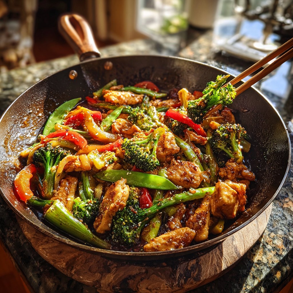 Spring Chicken and Vegetable Stir-Fry