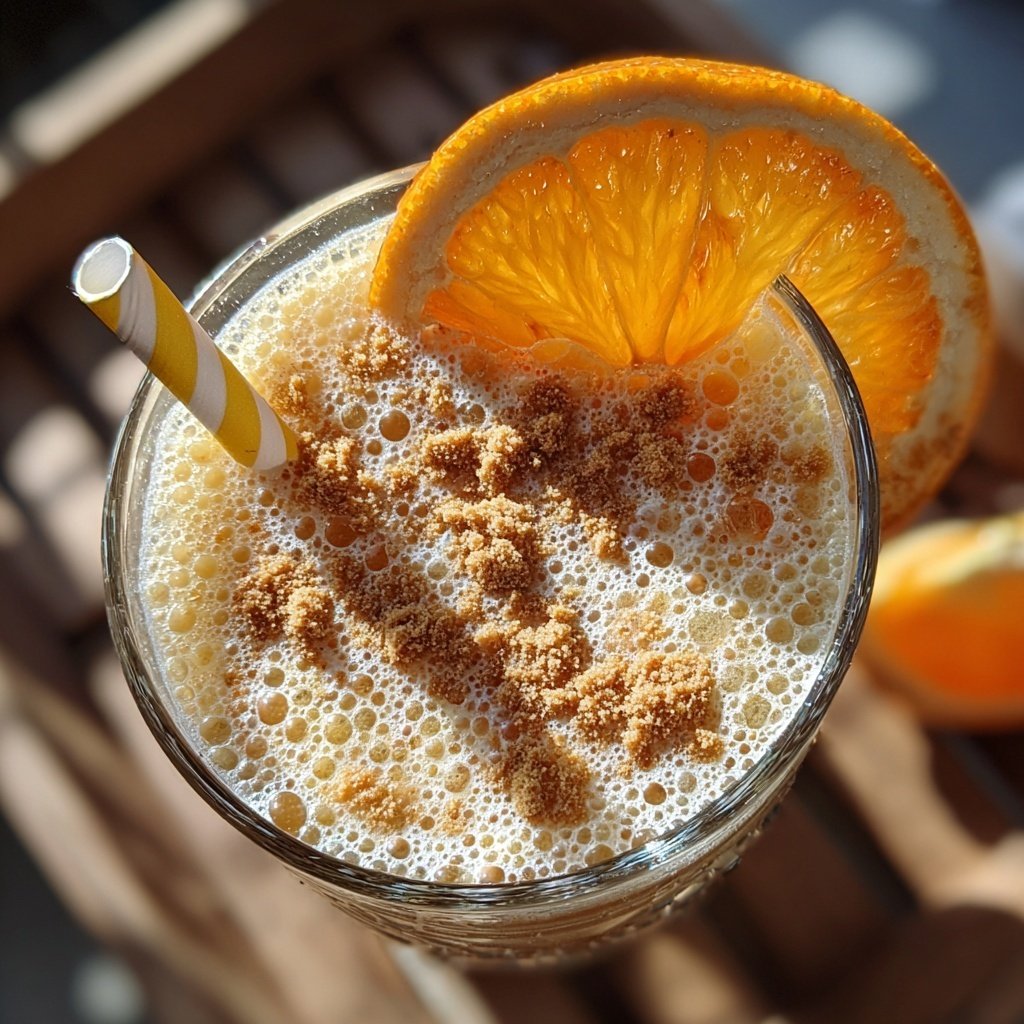 Gingerbread Orange Festive Fizz