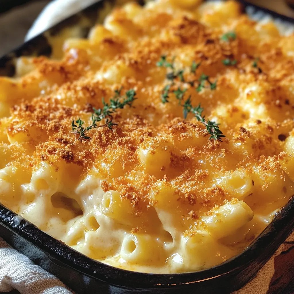 Creamy Baked Mac and Cheese