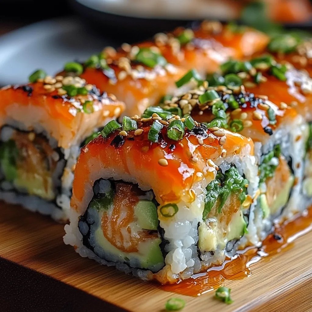 Easy Spicy Salmon Sushi Bake