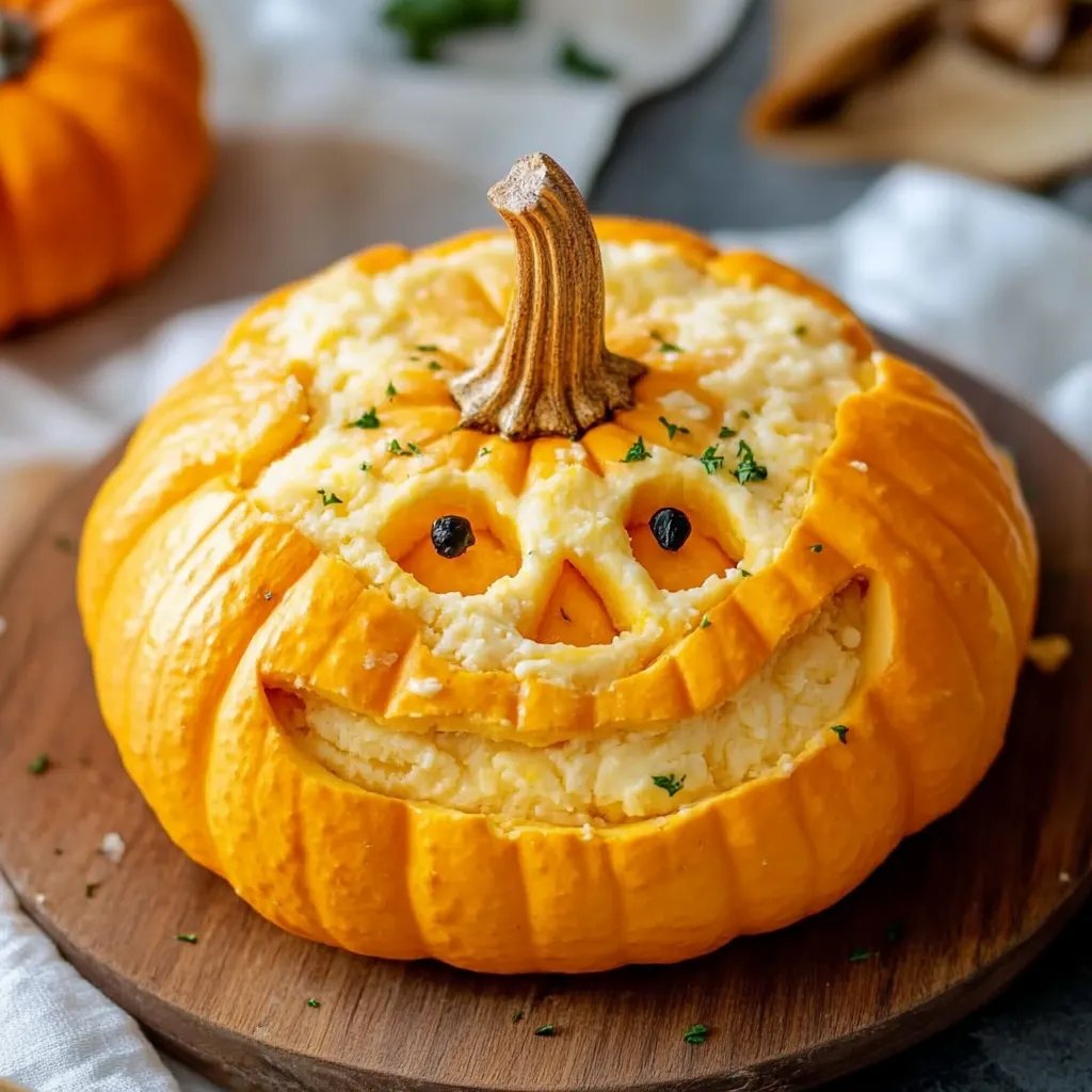 Pumpkin Shaped Cheese Ball
