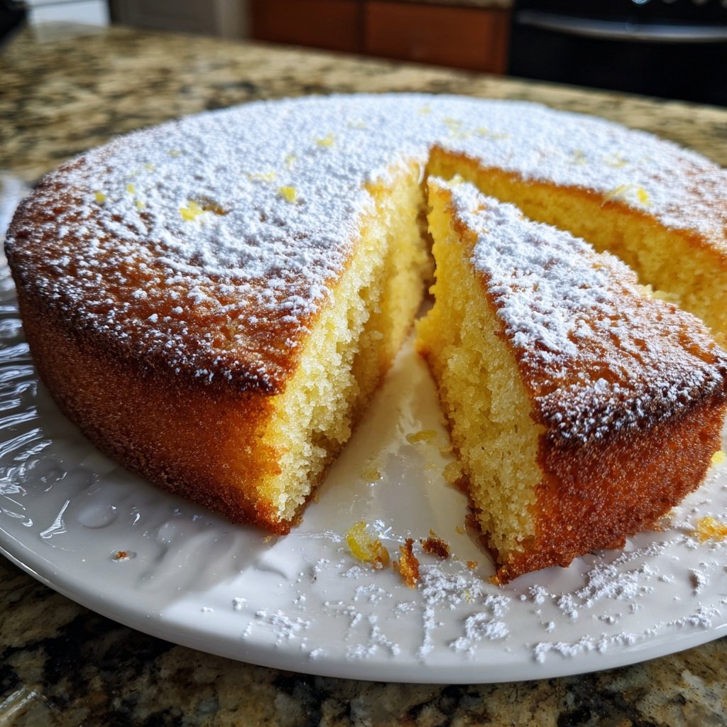 Meyer Lemon Semolina Cake