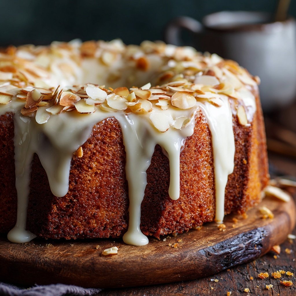 Almond Flour Vanilla Cake