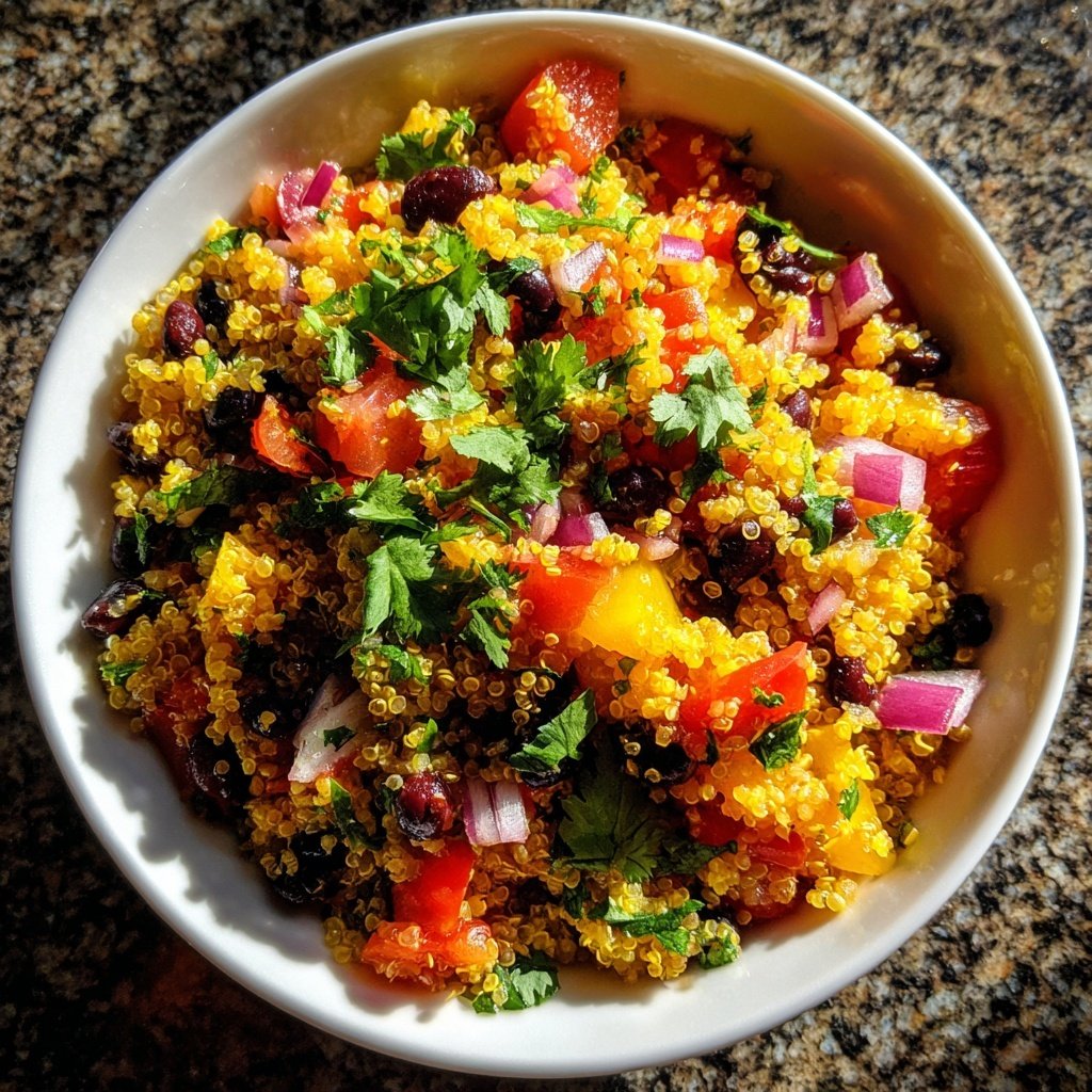 Quinoa and Black Bean Salad