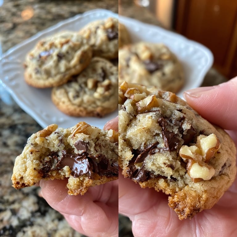 Chocolate Chip Walnut Cookies