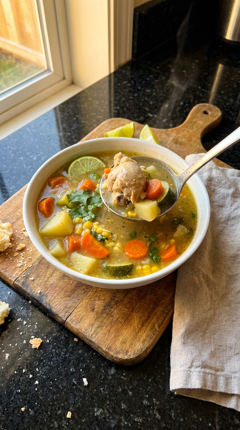 Caldo de Pollo with Vegetables