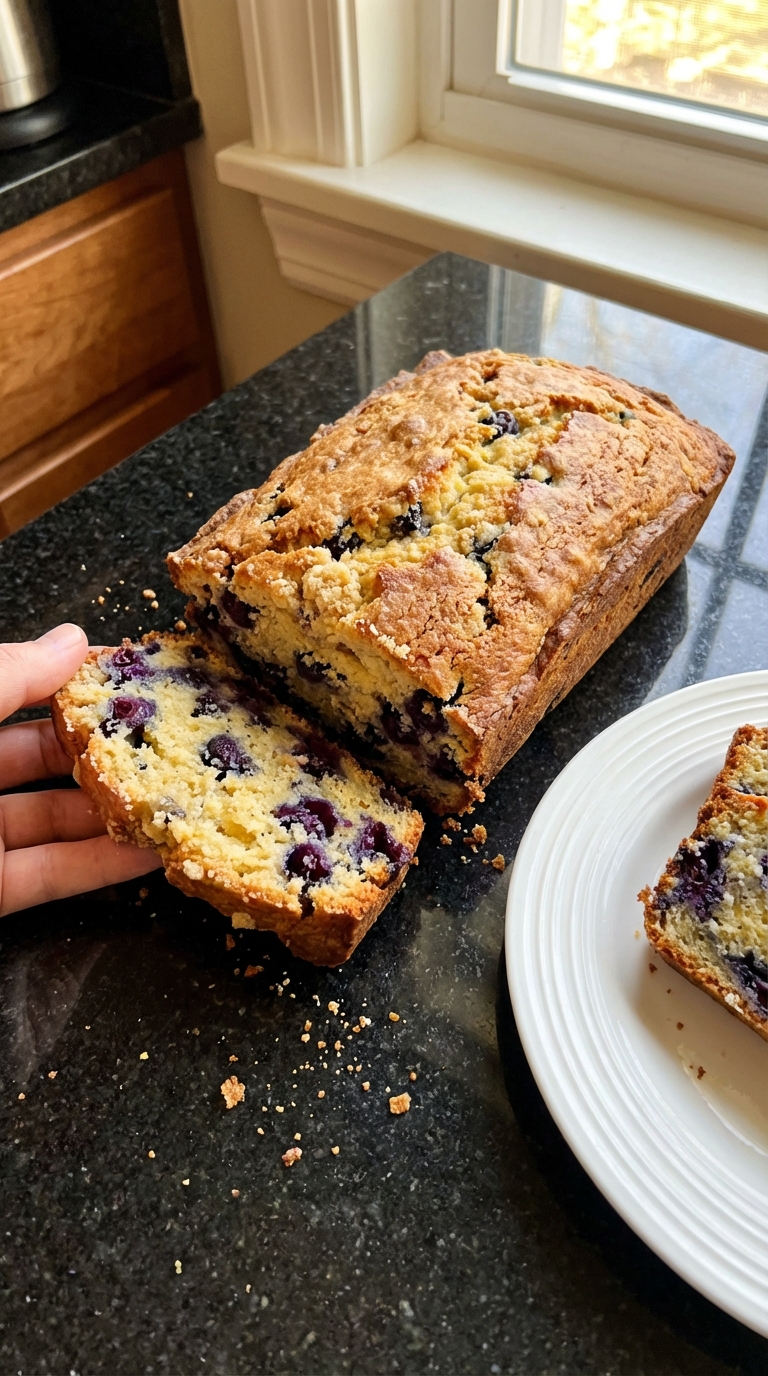 Lemon Blueberry Muffin Bread