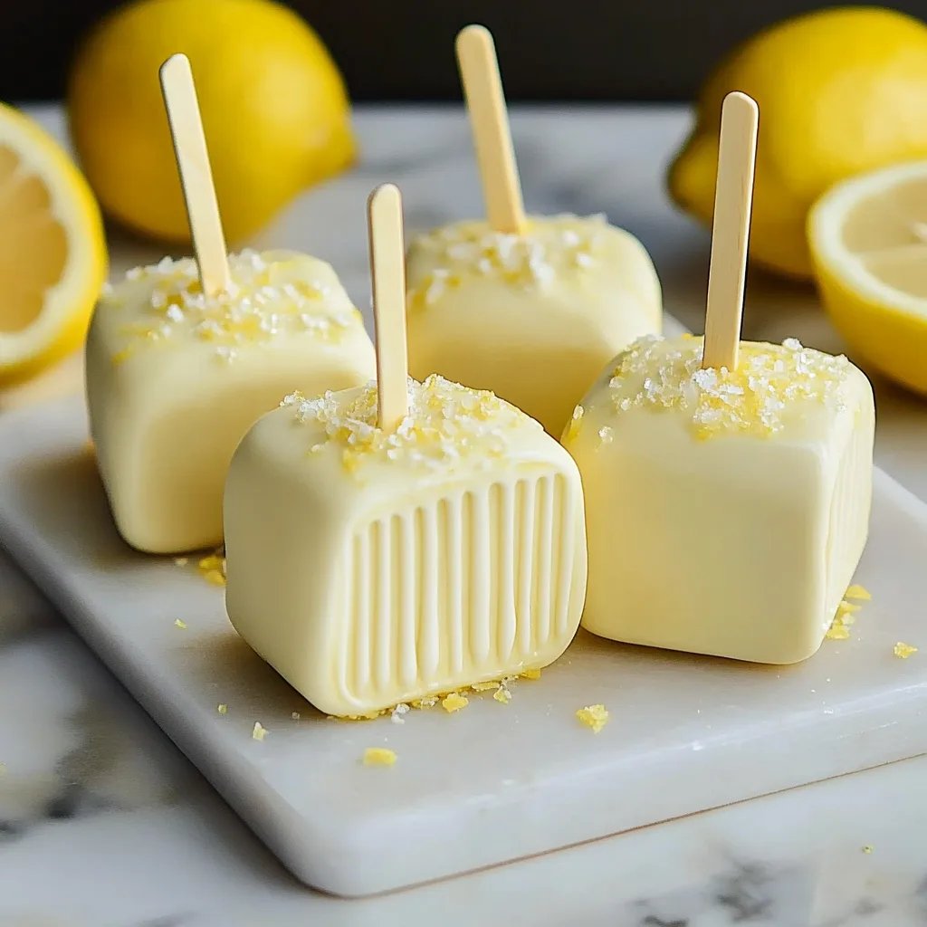 Lemon Cake Pops