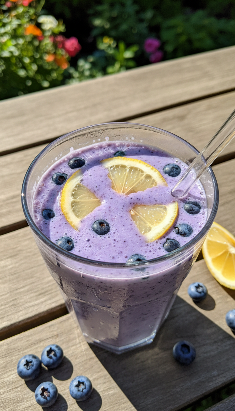 Refreshing Lemon Blueberry Smoothie