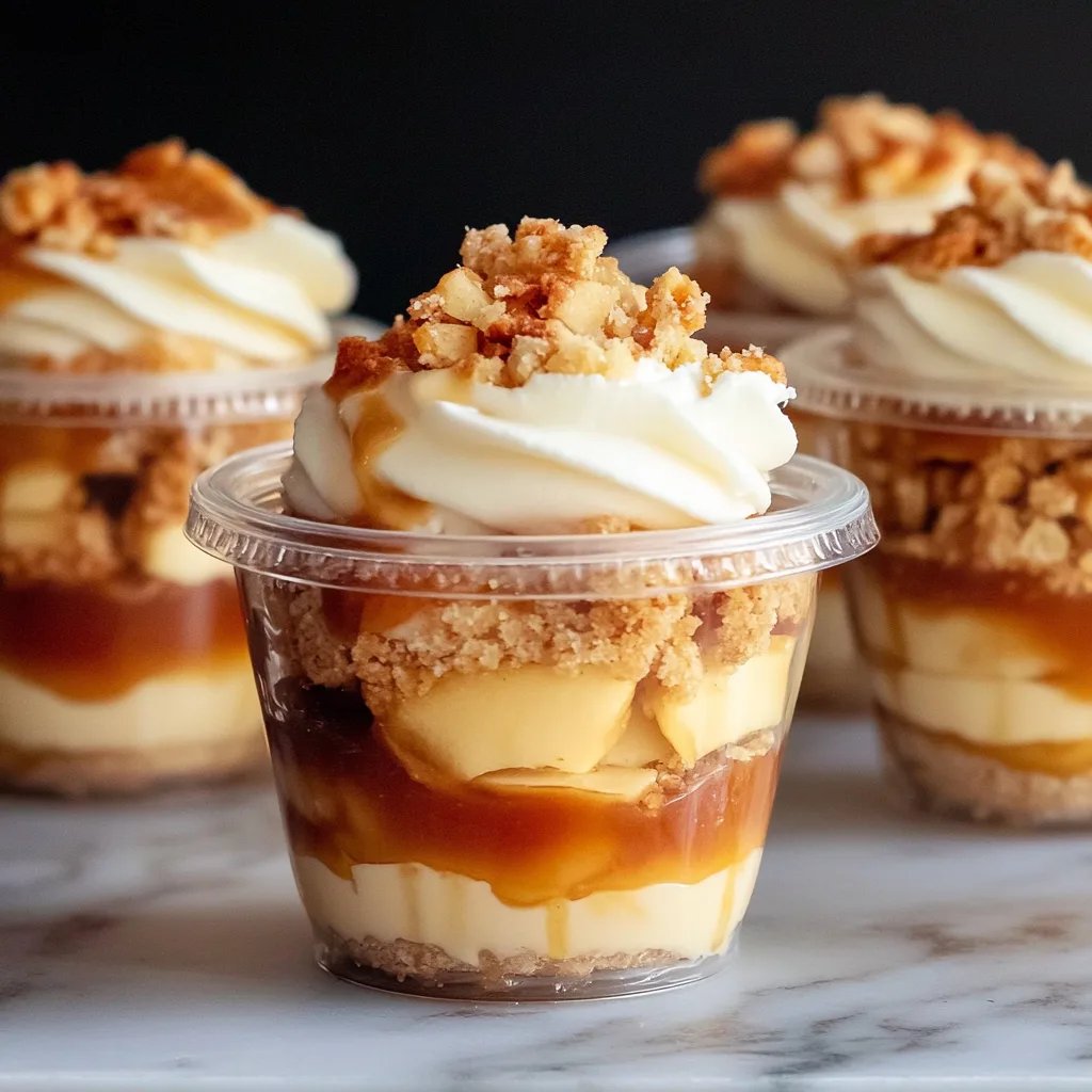 Caramel Apple Dessert Cups