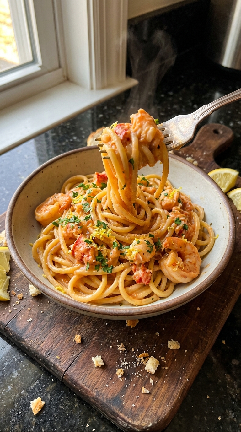 Lobster & Shrimp Pasta