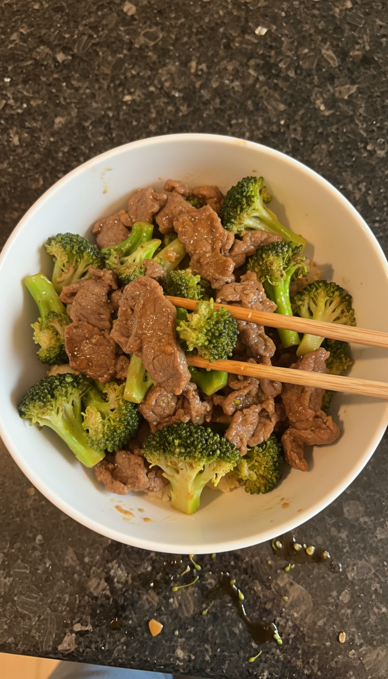 Sautéed Beef and Broccoli Bowl