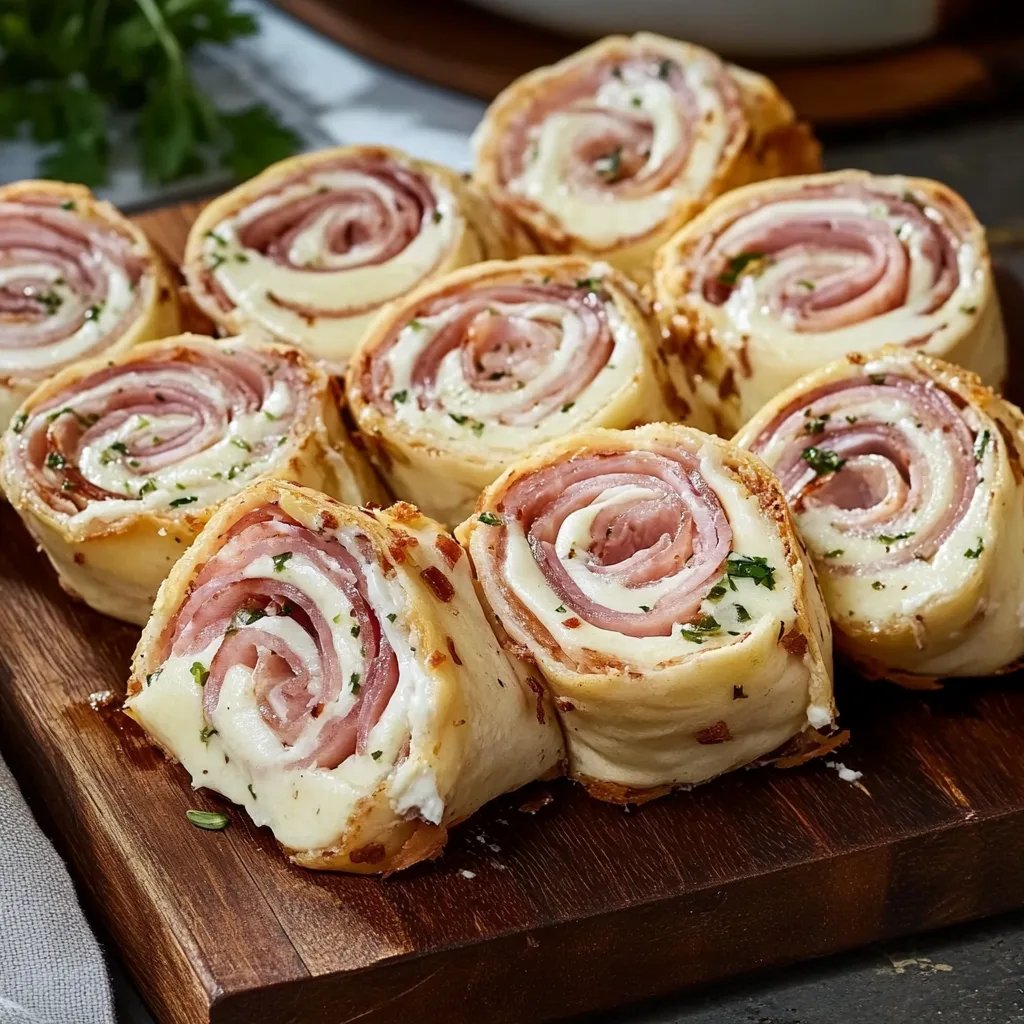 Ham and Cream Cheese Rolls