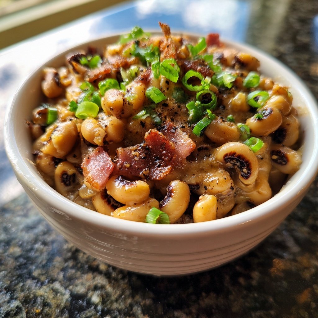 Creamy Southern Black Eyed Peas