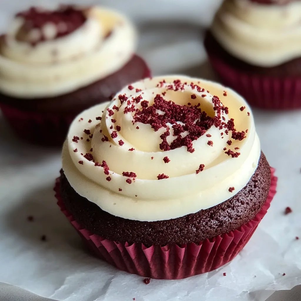 Crumbl Copy Cat Red Velvet Cupcake Cookies