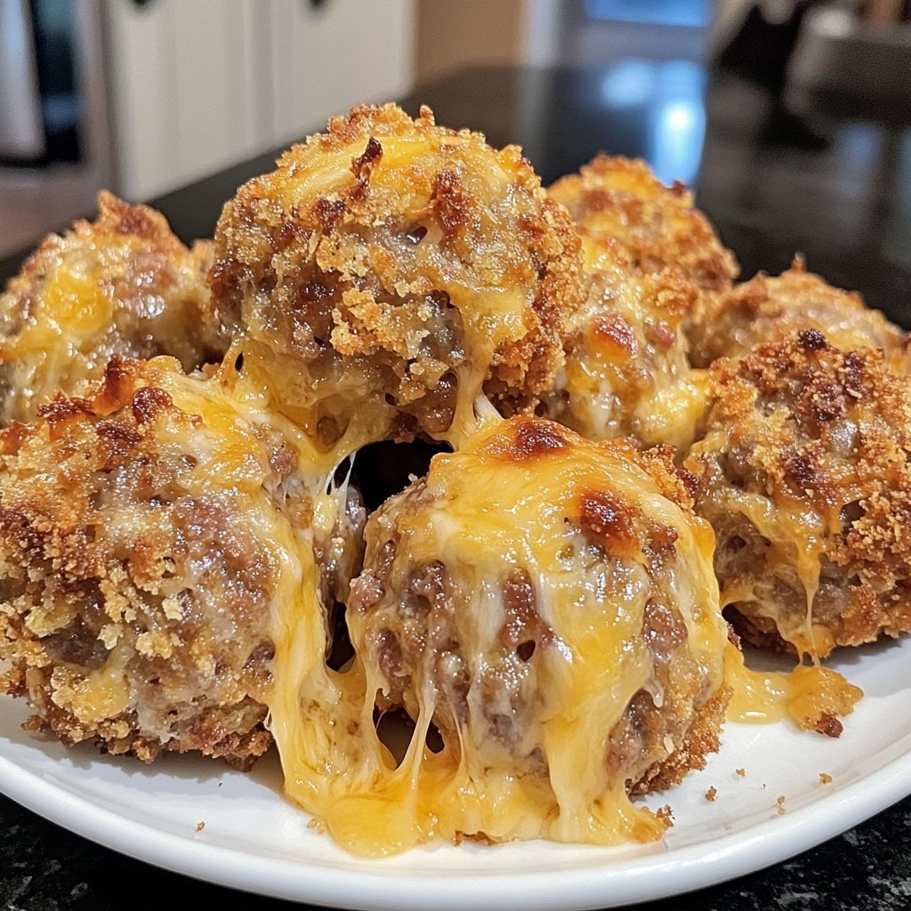 Sausage Balls with Red Lobster Biscuit Mix
