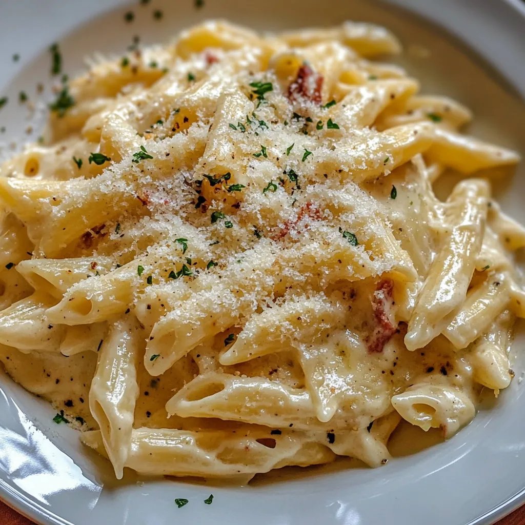 One Pot Creamy Garlic Pasta