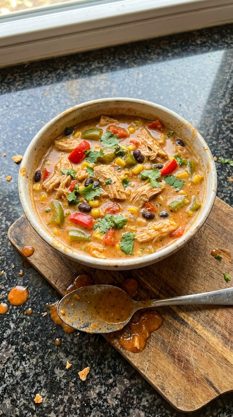 Chili Chicken Soup Surprise