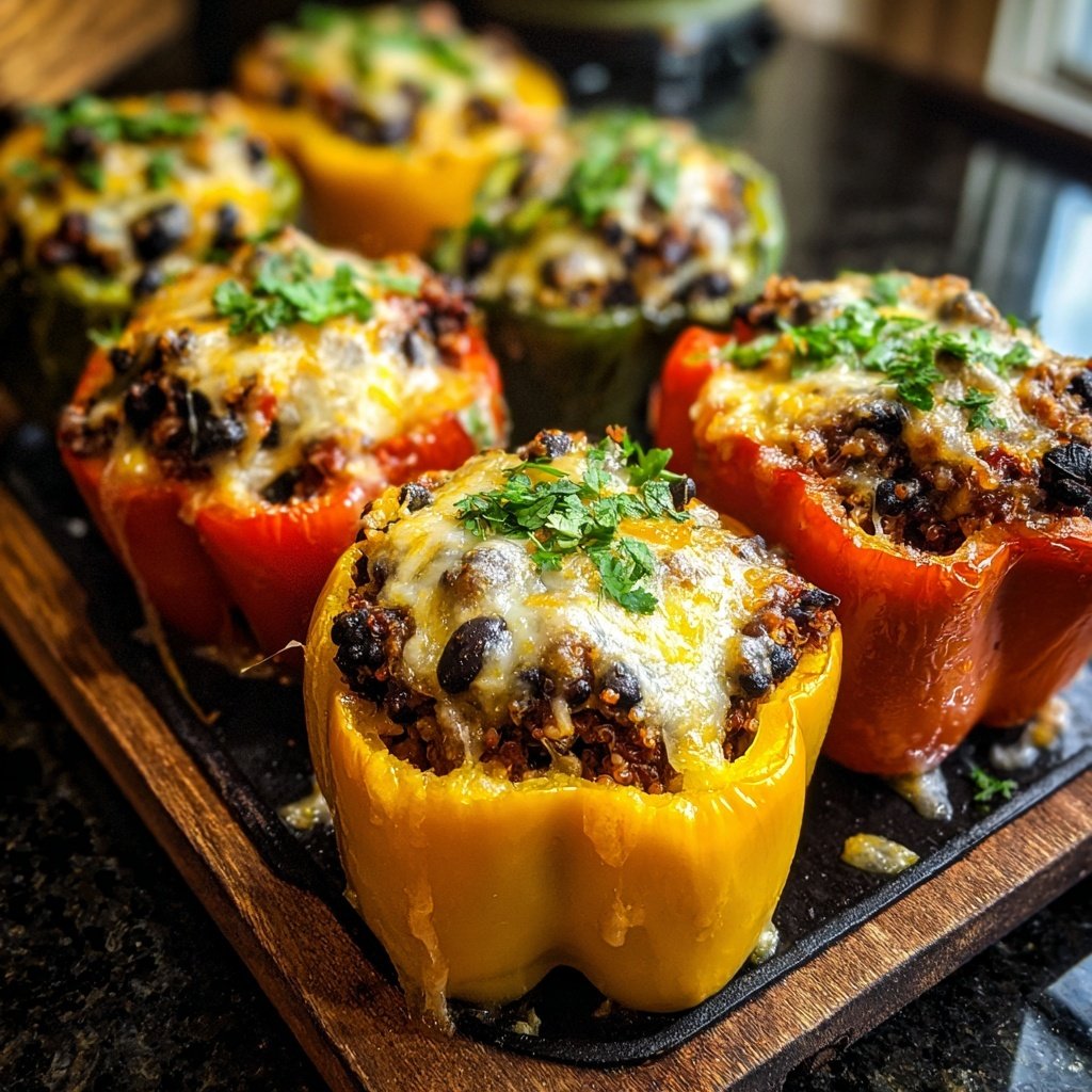 Quick Stuffed Bell Peppers
