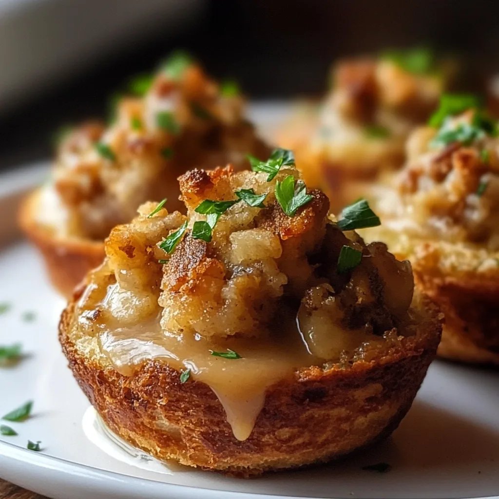 Muffin Tin Turkey & Stuffing Cups With Gravy: An Amazing Ultimate Recipe