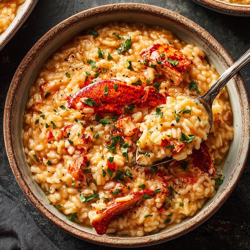 Lobster Risotto Creamy Seafood Elegant