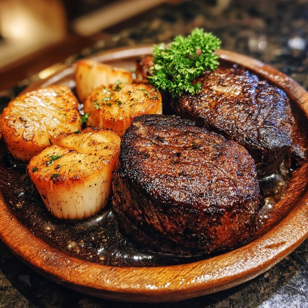 Steak and Scallops Delight
