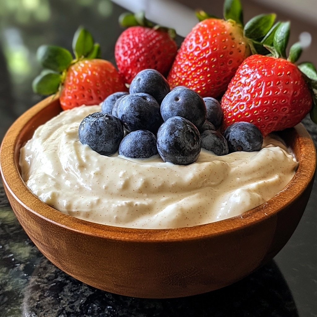 Cinnamon Yogurt Fruit Dip