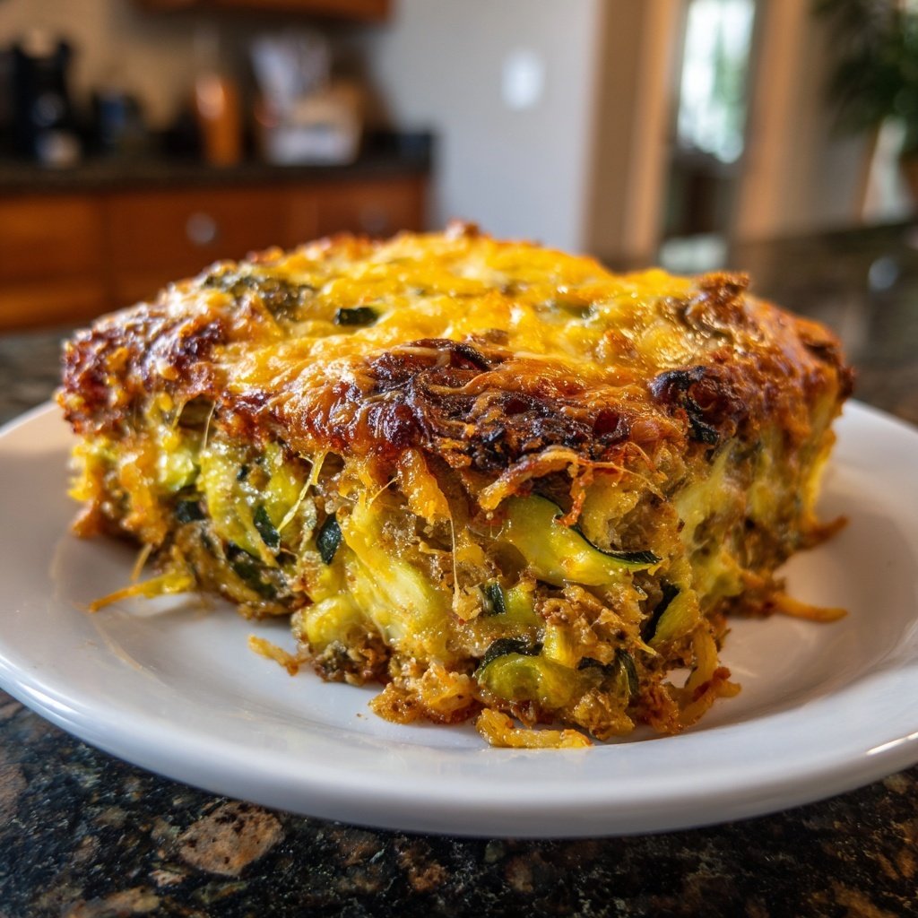 Zucchini Pizza Casserole Low Carb