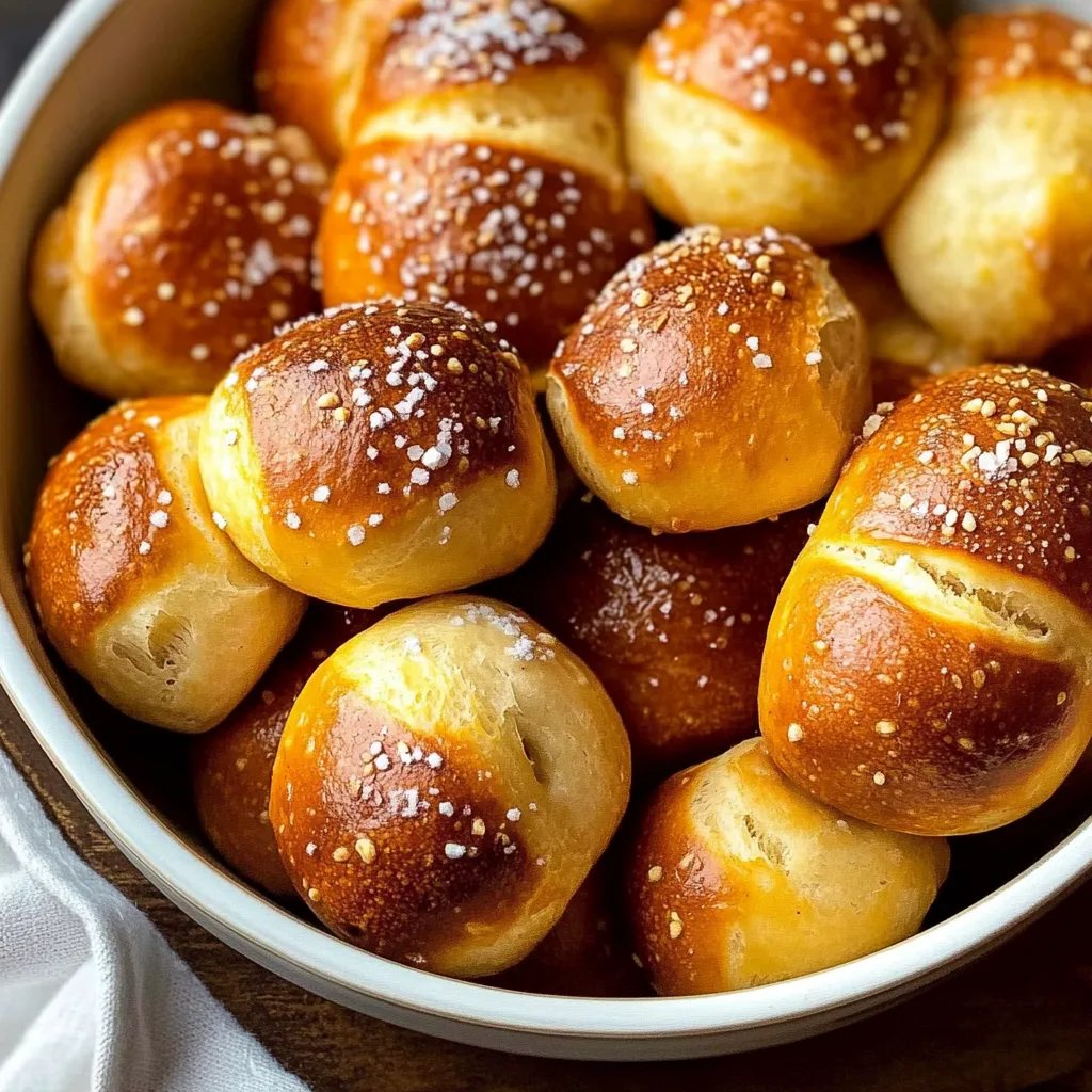 Buttery Soft Pretzel Bites