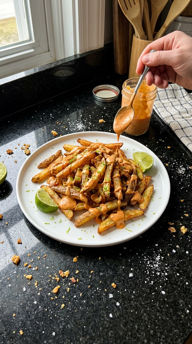 Sriracha Lime Aioli Fries