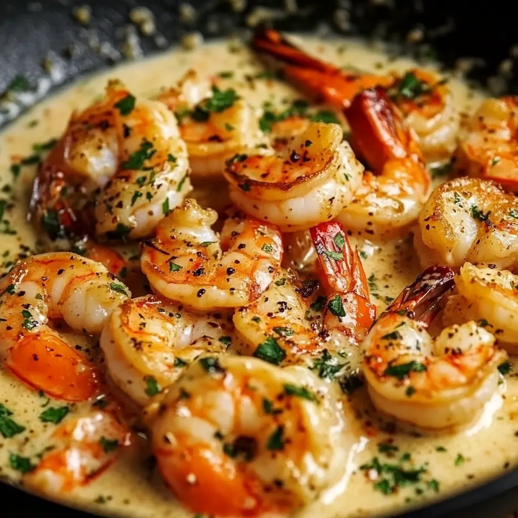One Pan Creamy Garlic Butter Shrimp