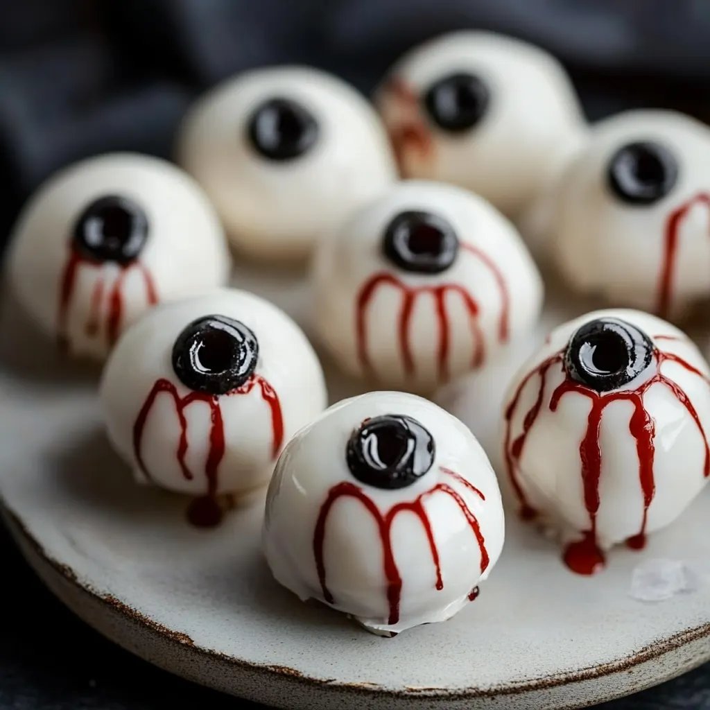 Spooky Eyeball Truffles