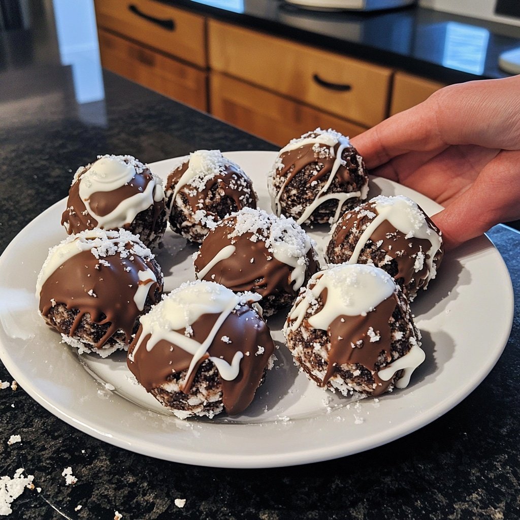 Gluten-Free Snowman Oreo Balls