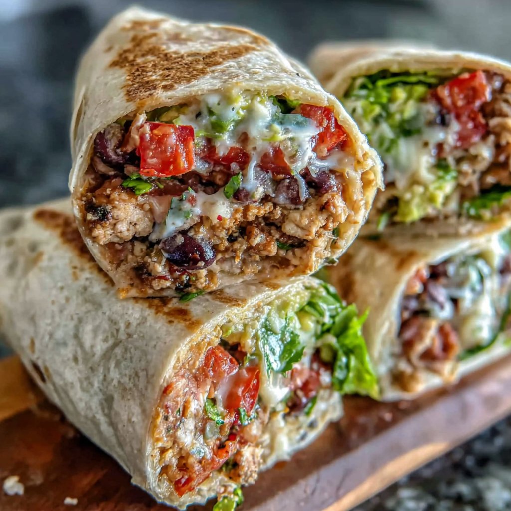 Easy Turkey Burritos for Lunch