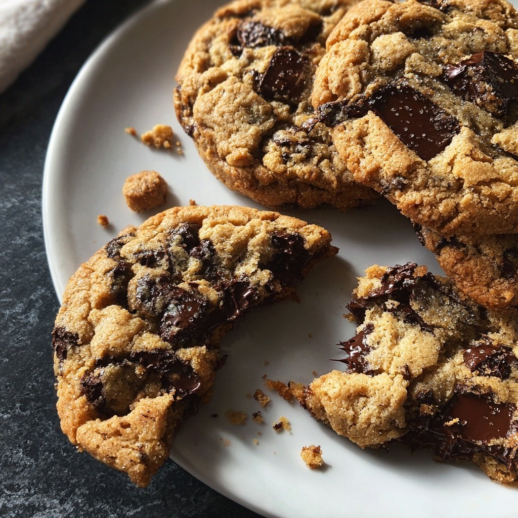 Gluten-Free Almond Flour Chocolate Chip Cookies​
